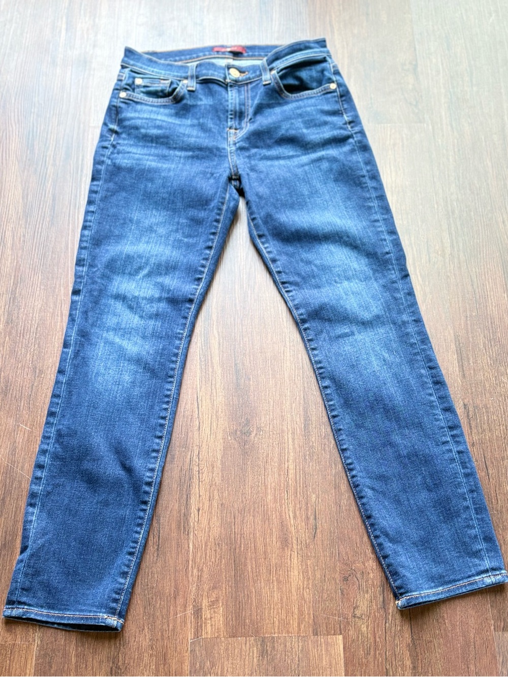 7 For All Mankind Women’s Slim Straight-Leg Jeans 28 Minimalist Capsule Designer